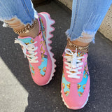 Alicia Pink Sneakers