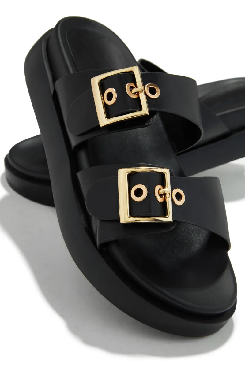 Sunset in Cabo Chunky Slip On Sandals