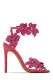 Romi Flower Heels-Pink