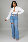 Ysabel Belt - White