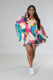 Tropical Abstract Dress