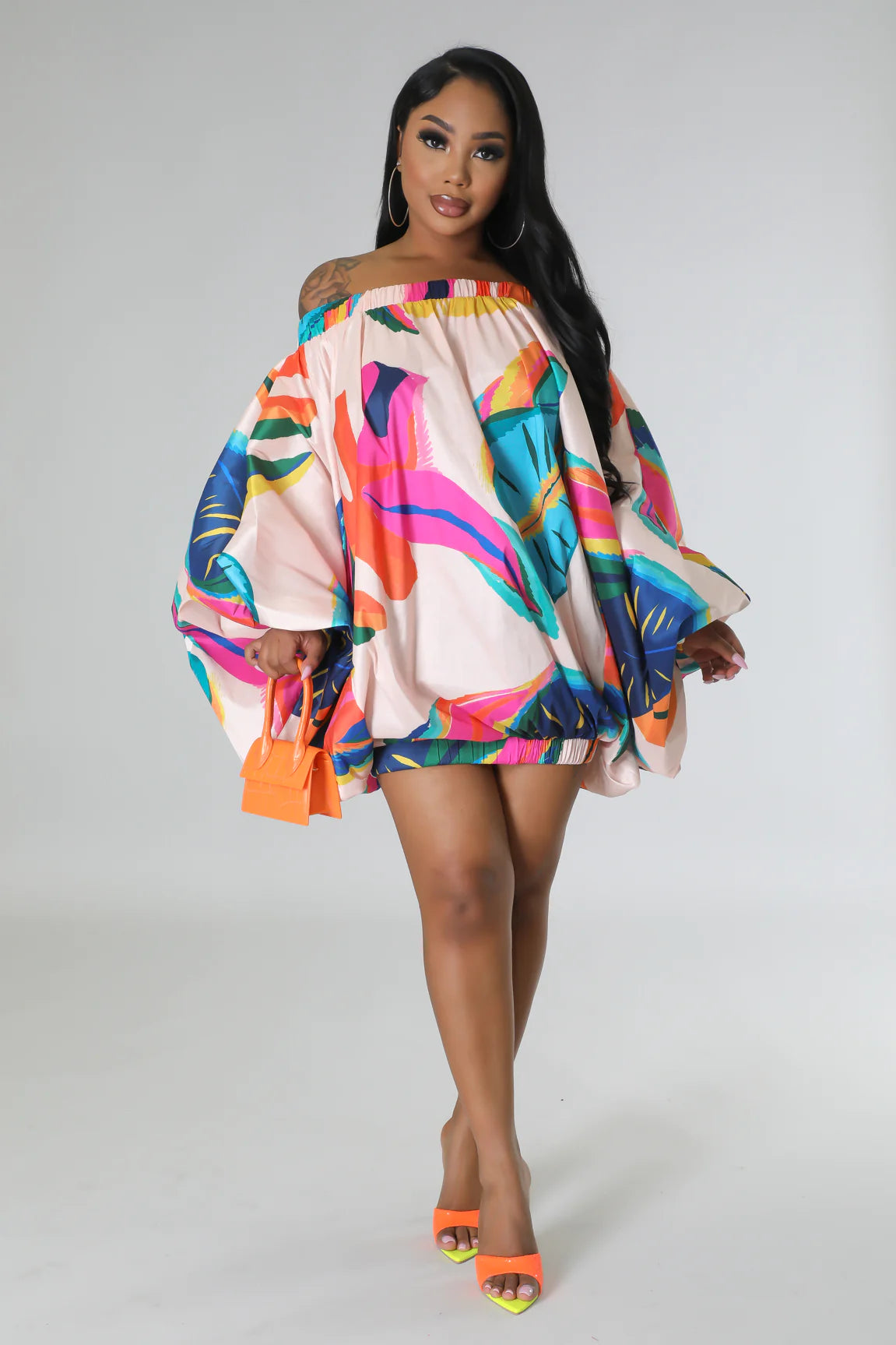 Tropical Abstract Dress