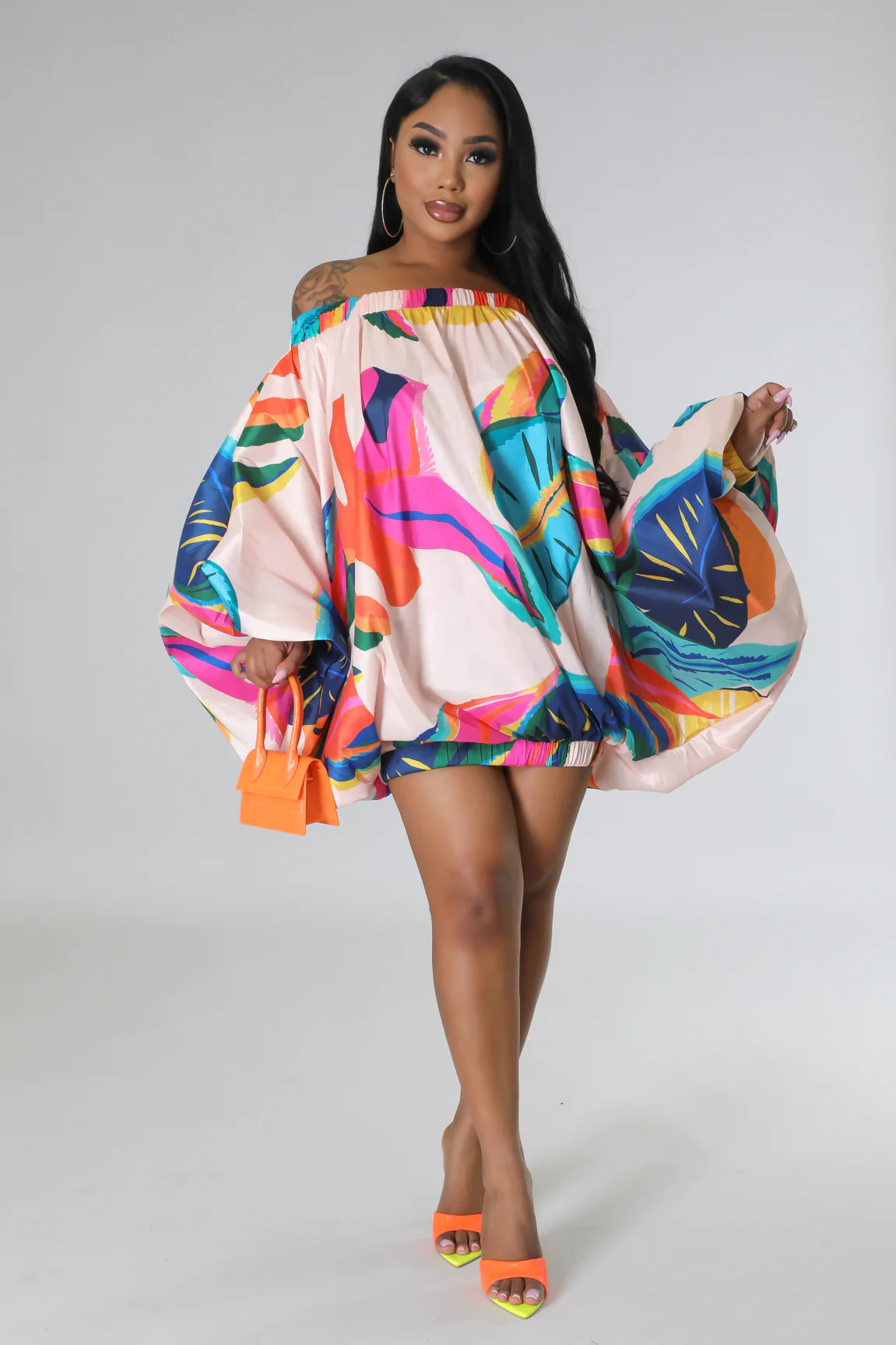 Tropical Abstract Dress