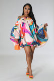 Tropical Abstract Dress
