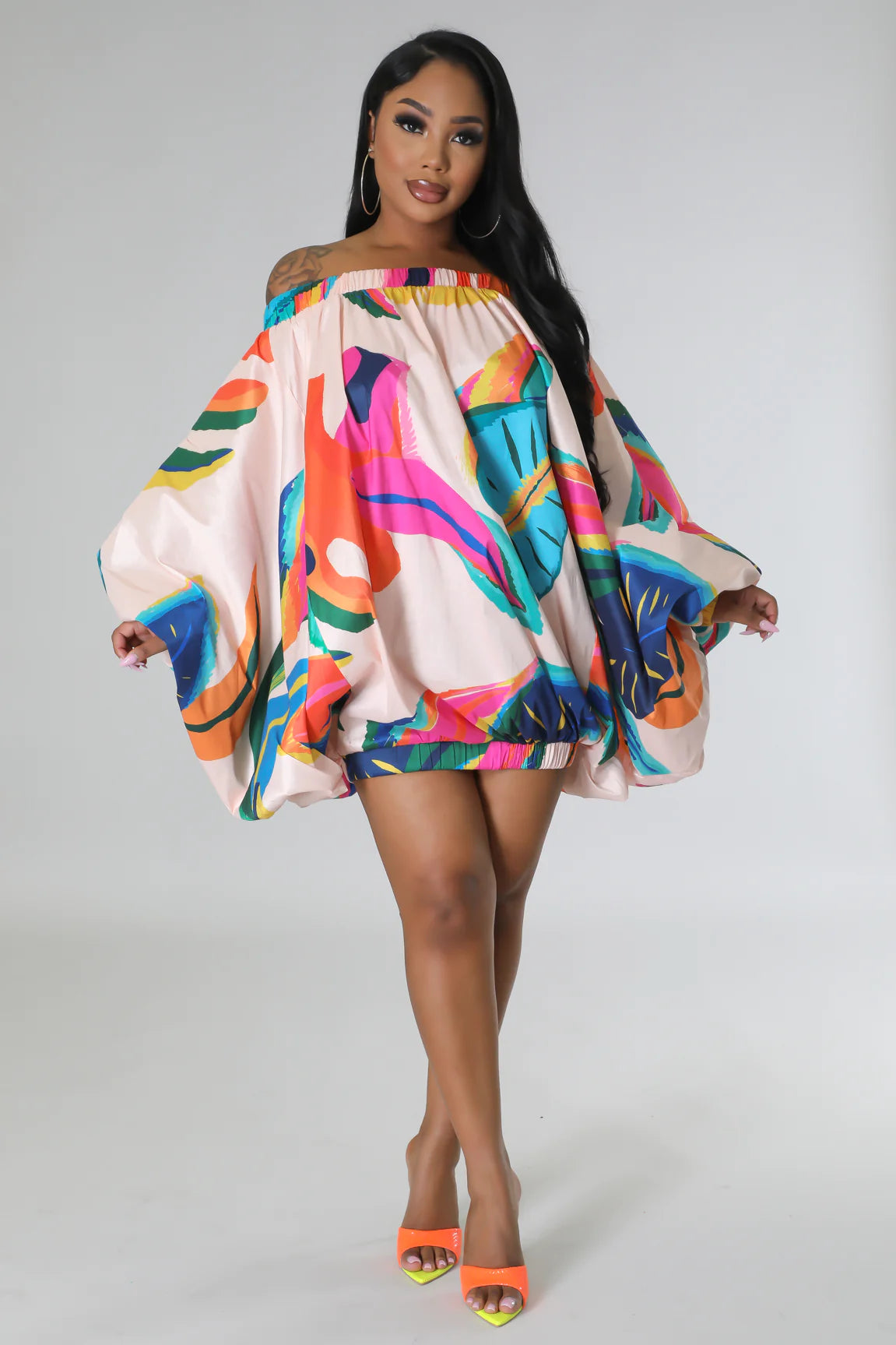 Tropical Abstract Dress