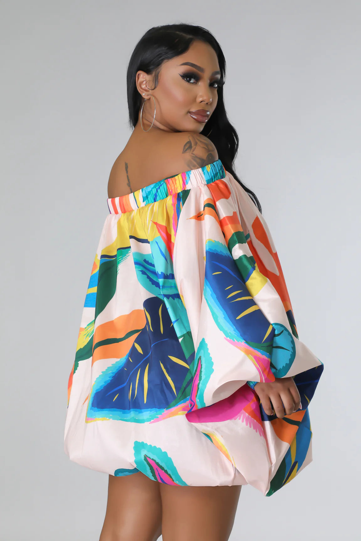 Tropical Abstract Dress