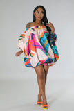 Tropical Abstract Dress