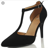 Black T Strap Heels