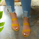 April Jelly Sandals- Amber