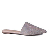 Raena Pointy Toe Flats - Nude - Atlanta Shoe Studio