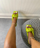 Blaire Sandals- Lime