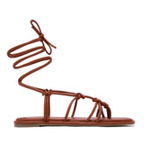 Nakia Sandals- Brown