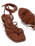 Nakia Sandals- Brown