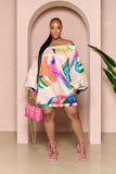 Tropical Abstract Dress