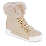 Robin Sneaker Booties-Nude