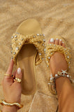 Maria Embellished Slip On Sandals