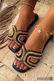 Ivy Slip On Sandals -Black