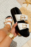 Sunset in Cabo Chunky Slip On Sandals