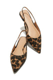 Ashlyn Pointed Toe Flats - Leopard