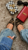 Ashlyn Pointed Toe Flats - Leopard