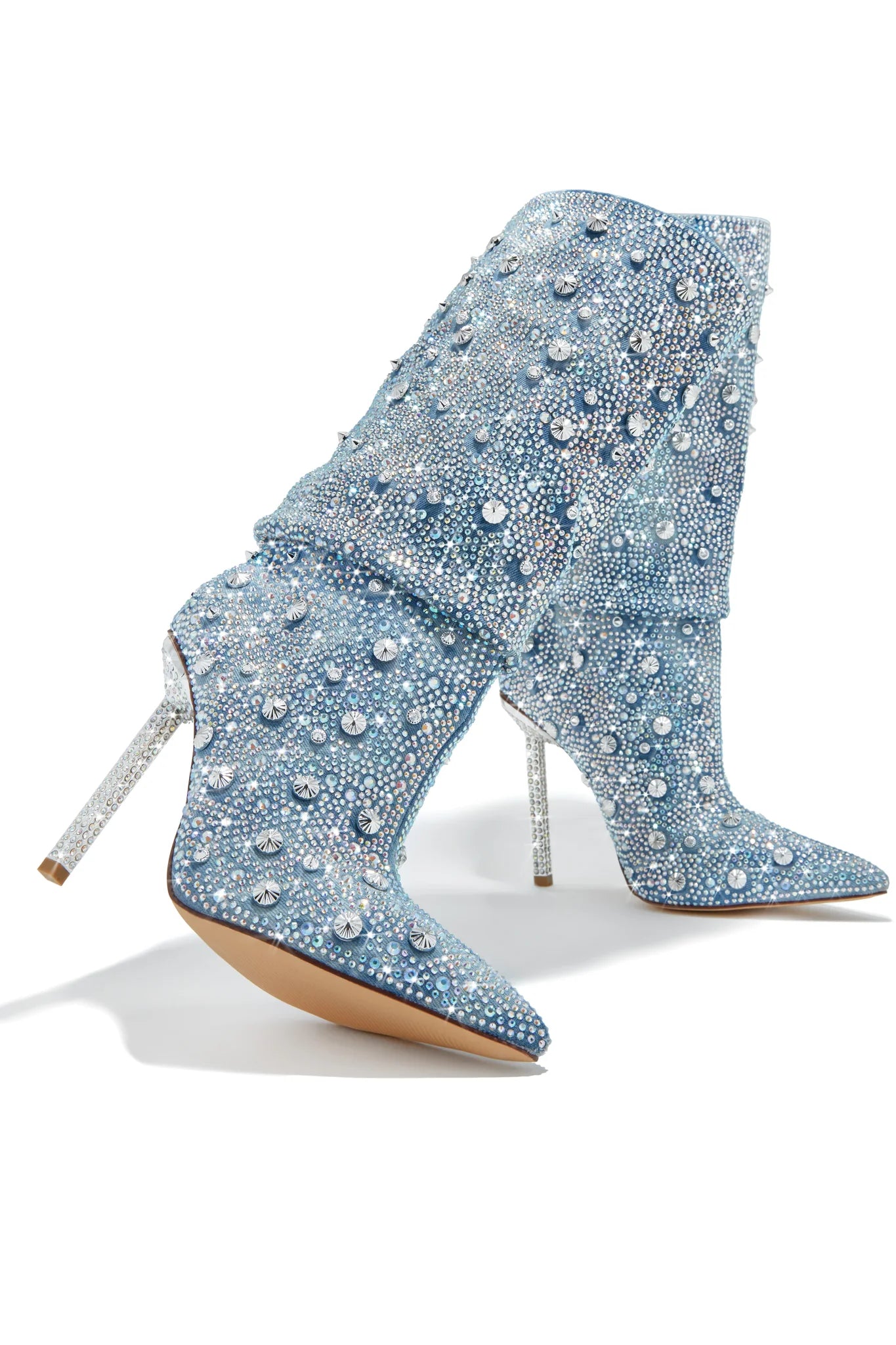 SCHUTZ Women's Rhea Embellished High Heel Boots | Bloomingdale's