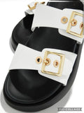 Sunset in Cabo Chunky Slip On Sandals