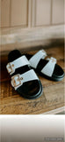 Sunset in Cabo Chunky Slip On Sandals