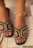 Ivy Slip On Sandals -Black