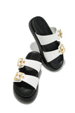 Sunset in Cabo Chunky Slip On Sandals