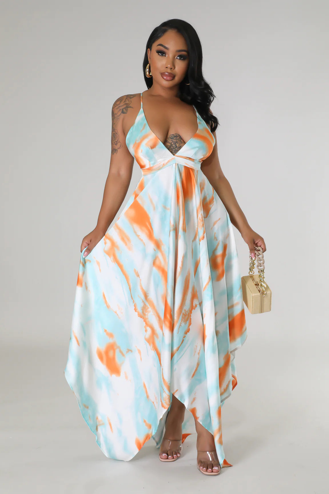 Aruba Vacation Dress - Multi