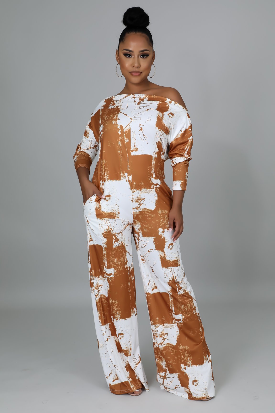 Ashley Jumpsuit- Cappuccino