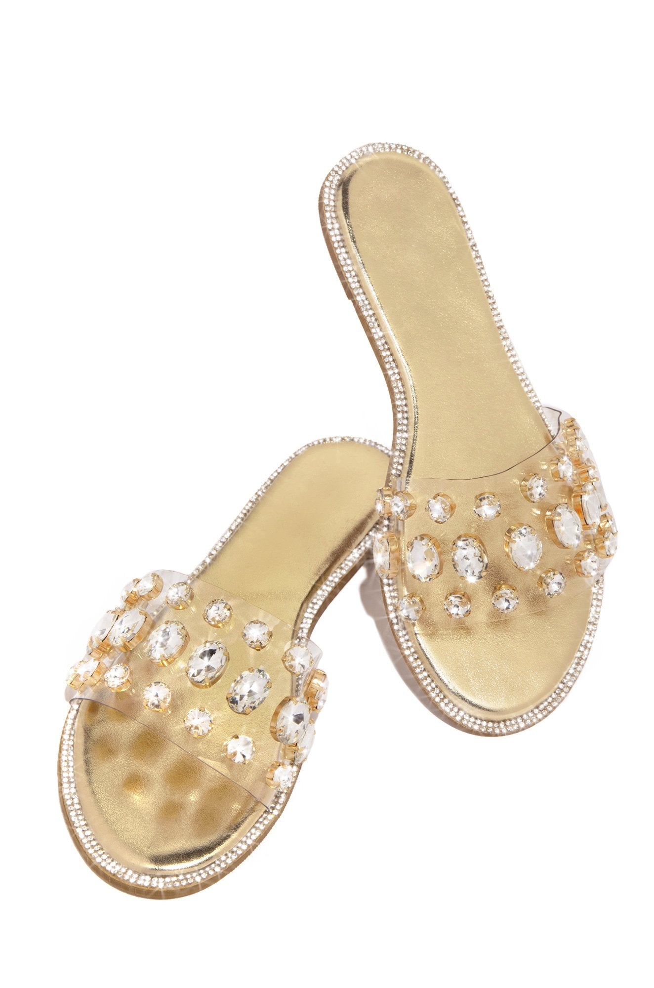 Glam Sandals- Gold