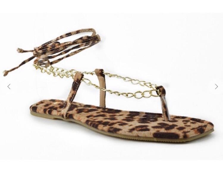 Elia sandals in leopard pony effect leather with small craftsman heel -  Balzac Paris
