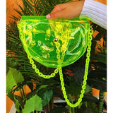 Clarissa Bag In Neon Lime.