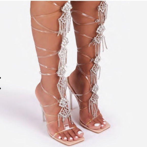 Amazon.com: Knee High Gladiator Heels