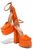 Elana Heel- Orange