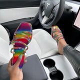 Bailey  Sandals- Rainbow