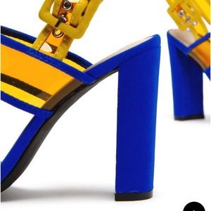 Monique Heels- Multi Color - Atlanta Shoe Studio