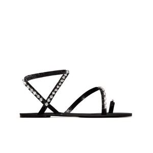 Diamond Sandals-Black. - Atlanta Shoe Studio