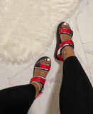 Suzanna Sandals- Red