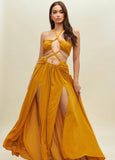 Time of Your Life Maxi Dress- Mustard