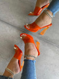 Trina Heels- Orange