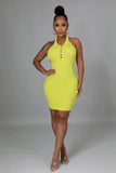 Perfect Date Dress- New Lime